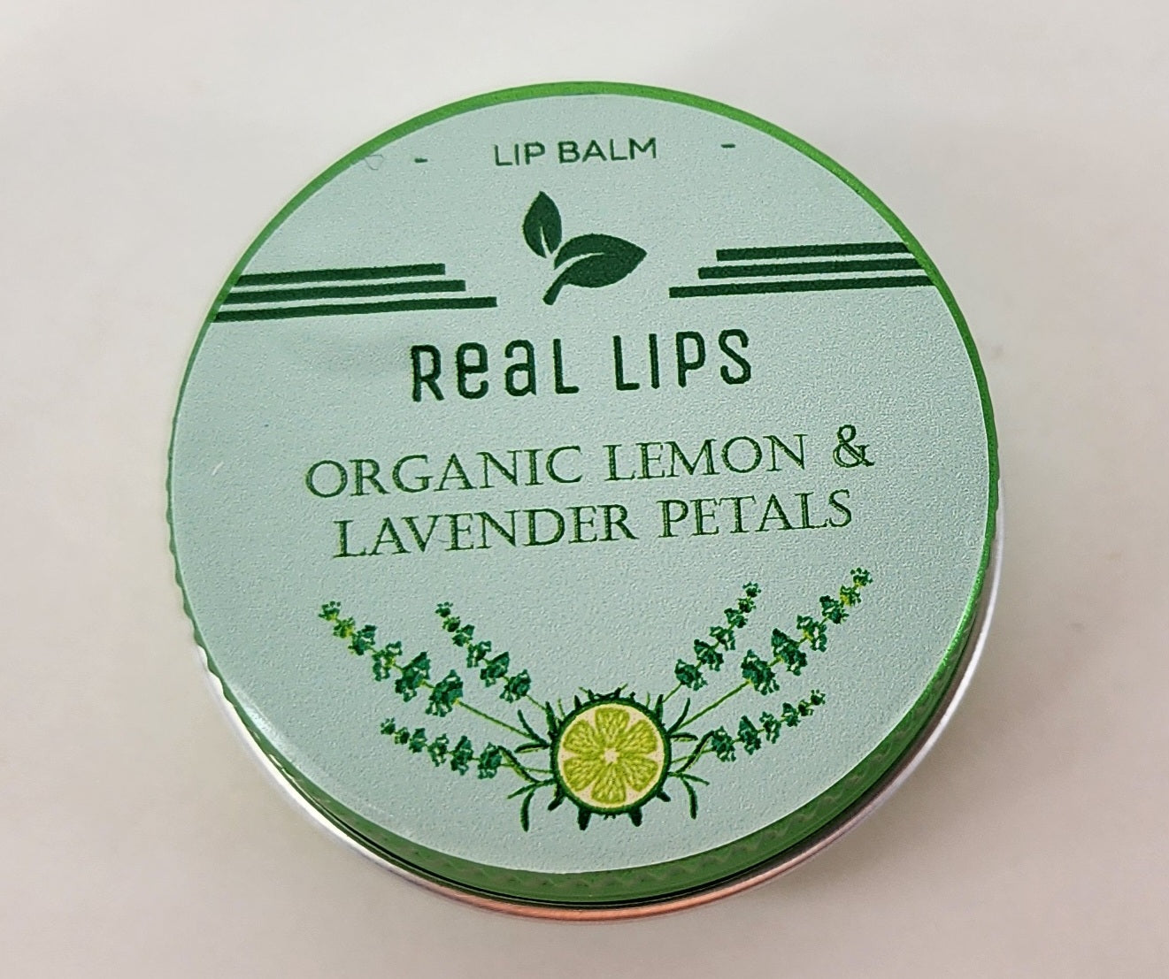Lemon with Lavender Petals Lip Balm Organic