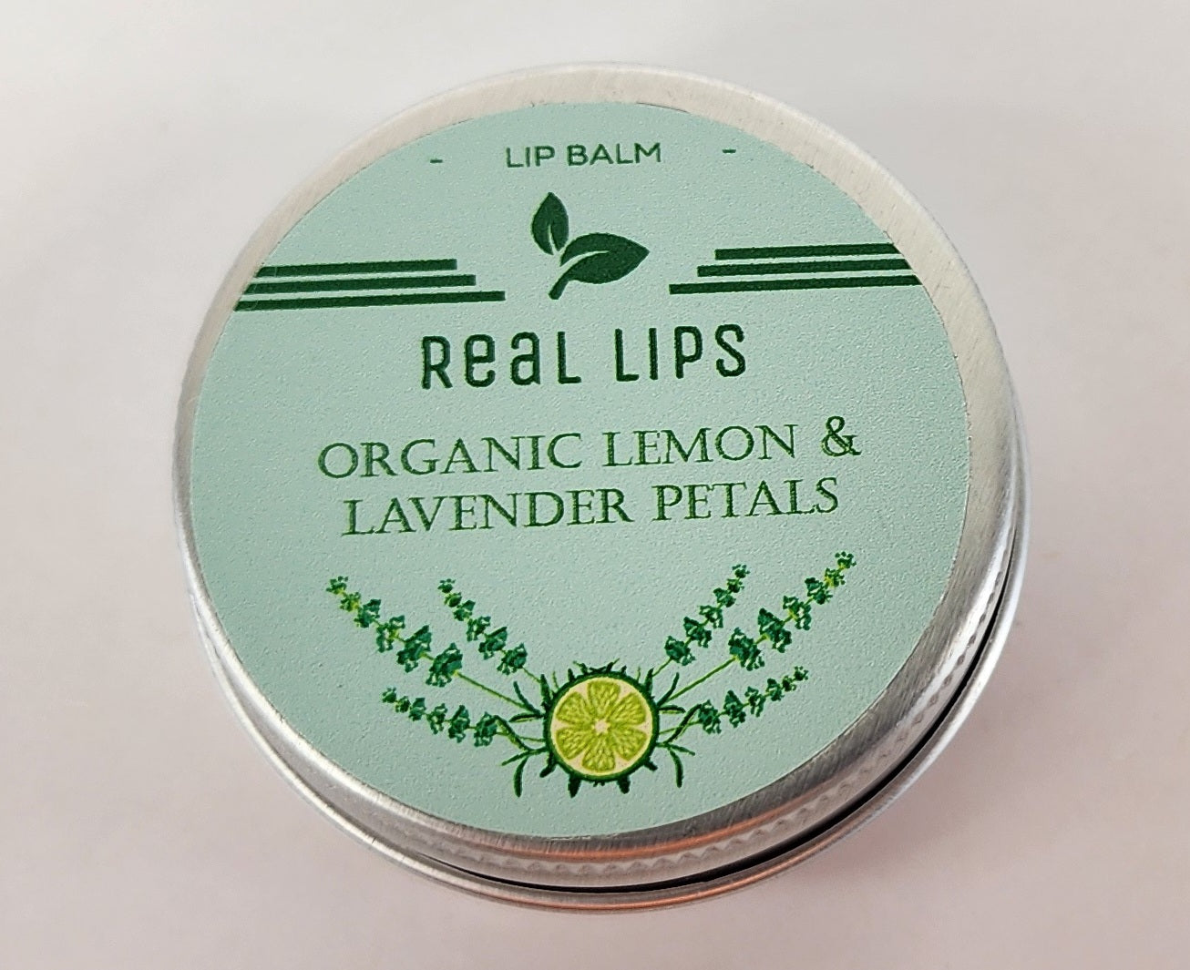 Lemon with Lavender Petals Lip Balm Organic