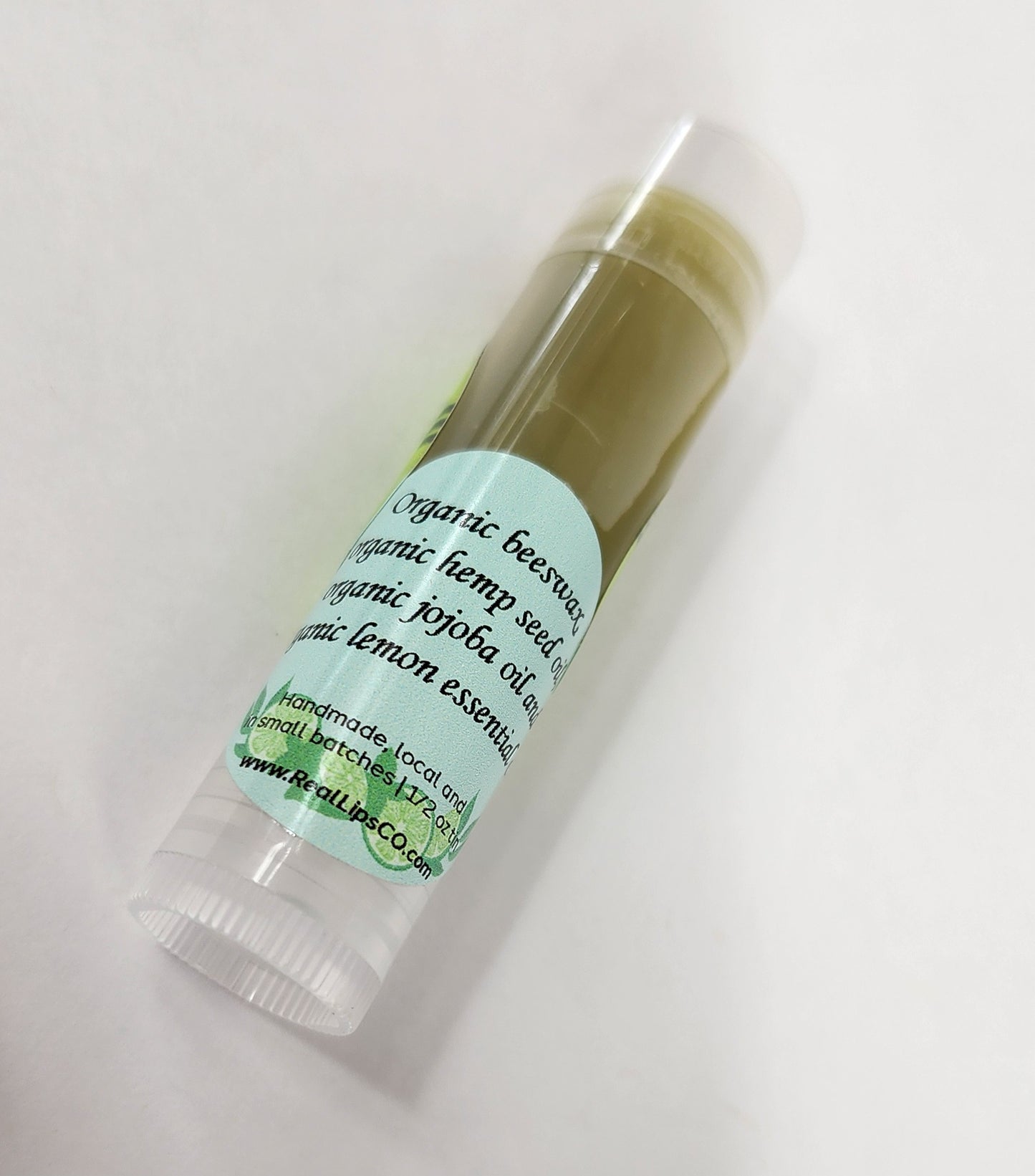 COMING SOON - Organic Lemon Lip Balm - Tube